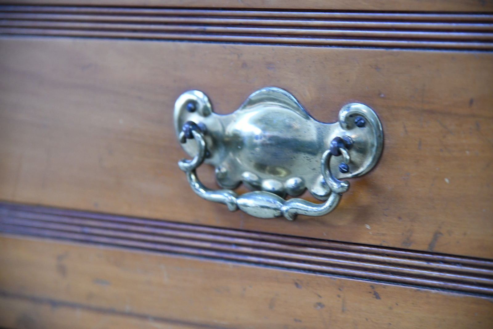 Edwardian Satin Walnut Chest of Drawers