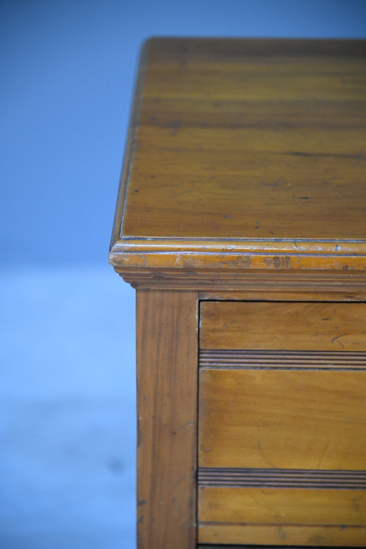 Edwardian Satin Walnut Chest of Drawers