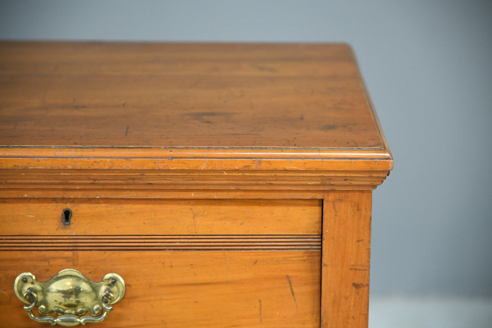 Edwardian Satin Walnut Chest of Drawers