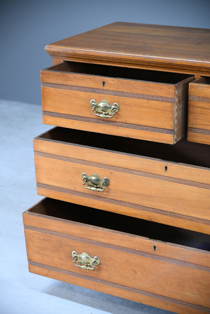 Edwardian Satin Walnut Chest of Drawers