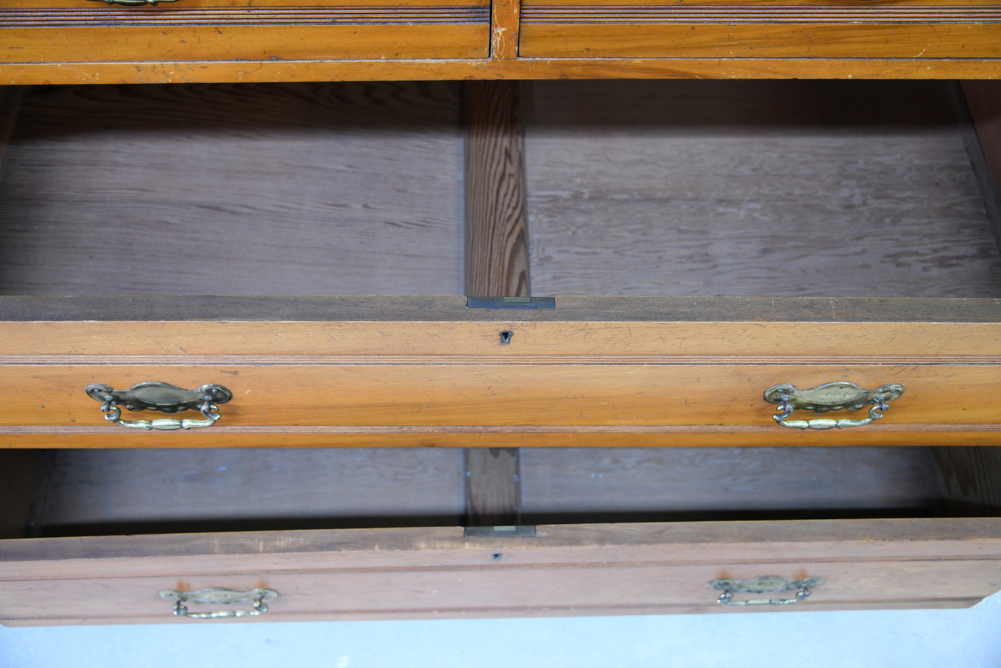 Edwardian Satin Walnut Chest of Drawers