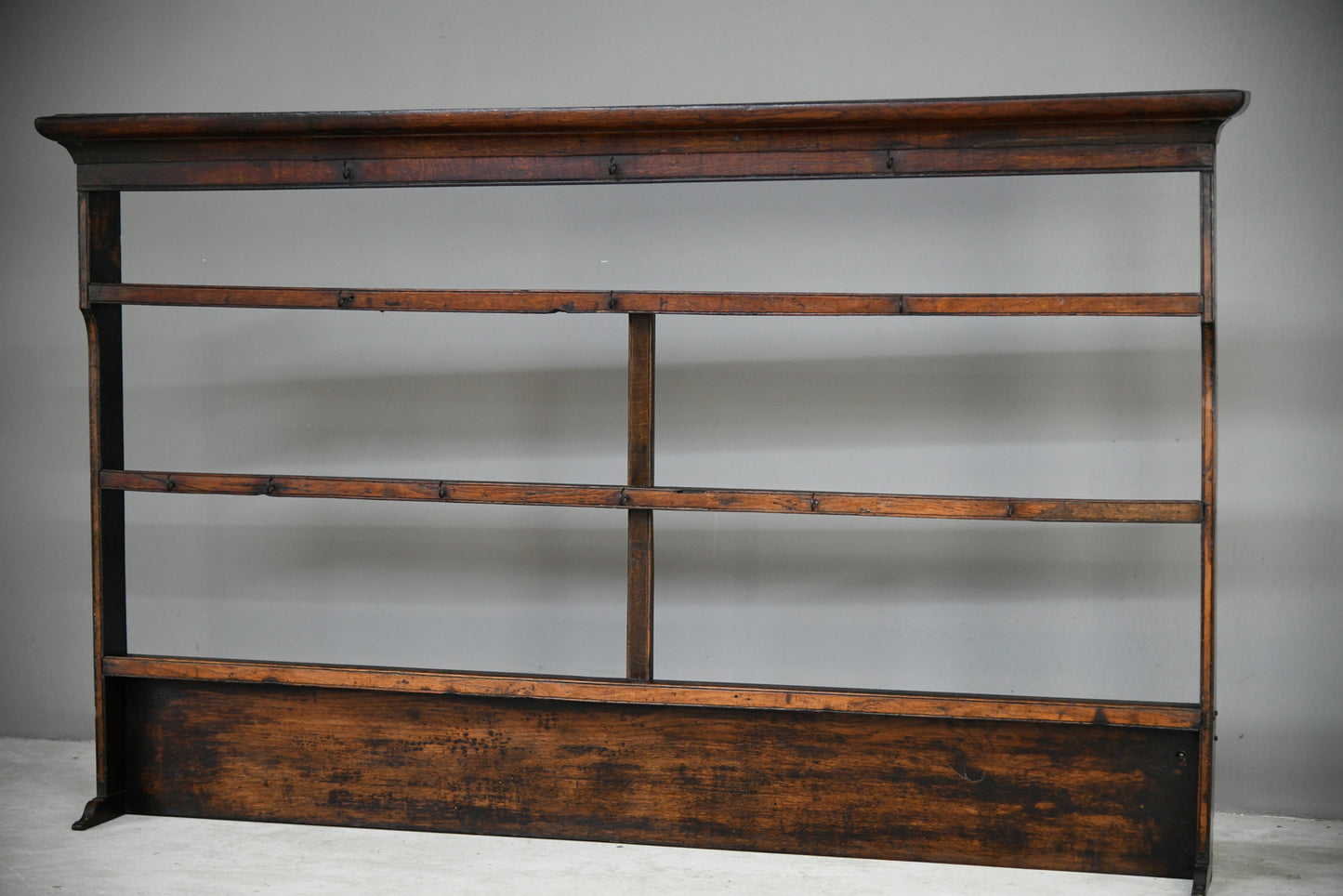 Antique Oak Delft Plate Rack