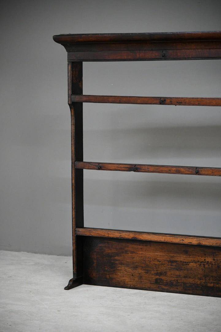 Antique Oak Delft Plate Rack