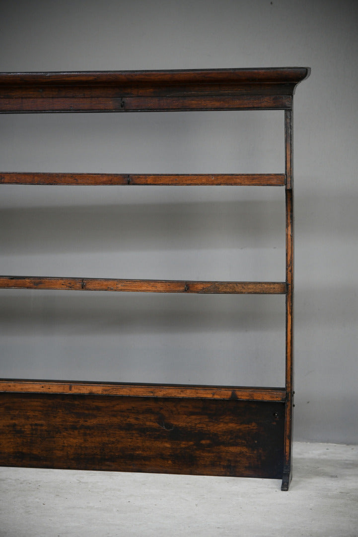 Antique Oak Delft Plate Rack