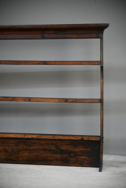 Antique Oak Delft Plate Rack