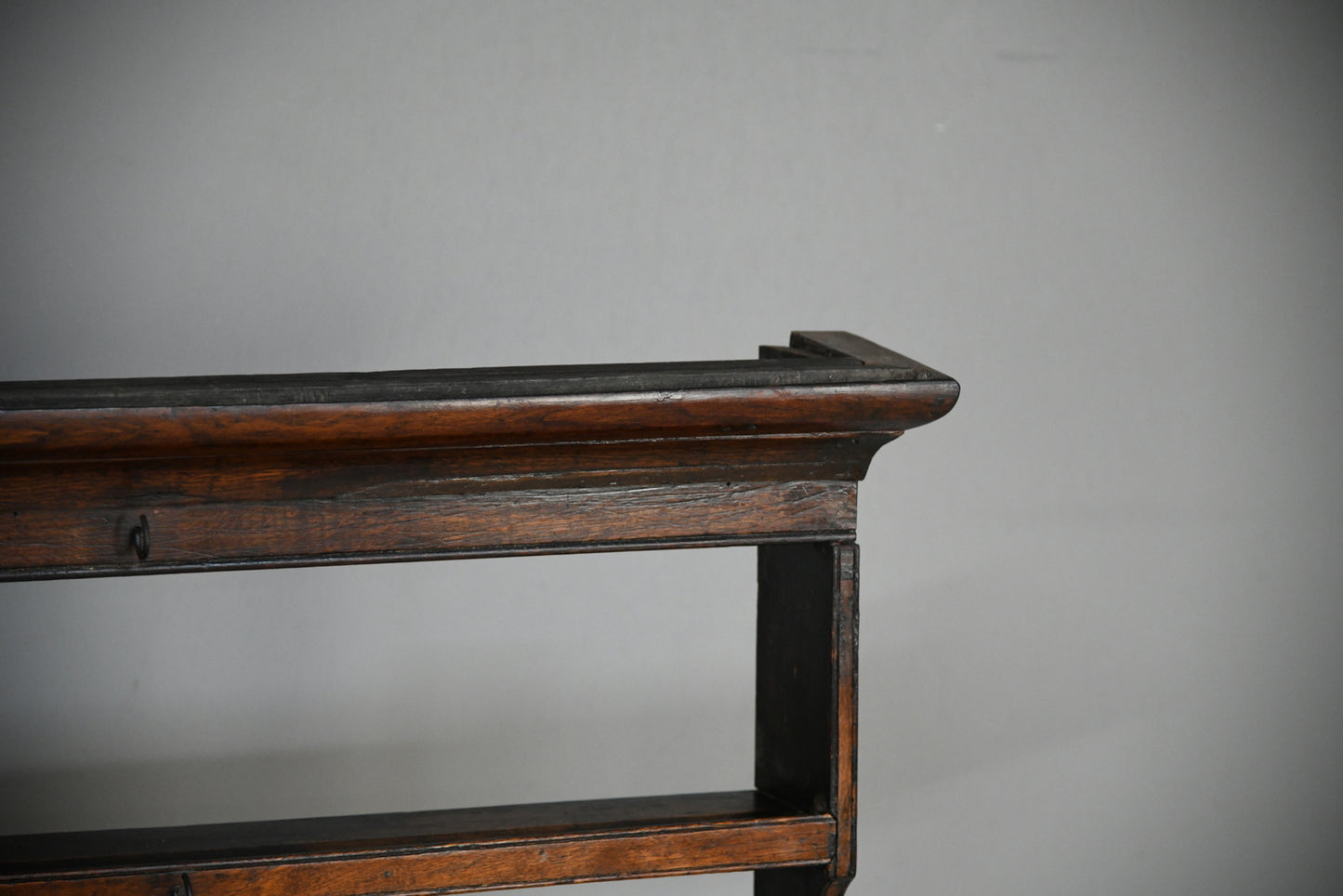 Antique Oak Delft Plate Rack