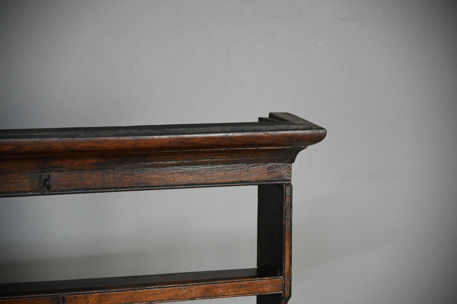Antique Oak Delft Plate Rack