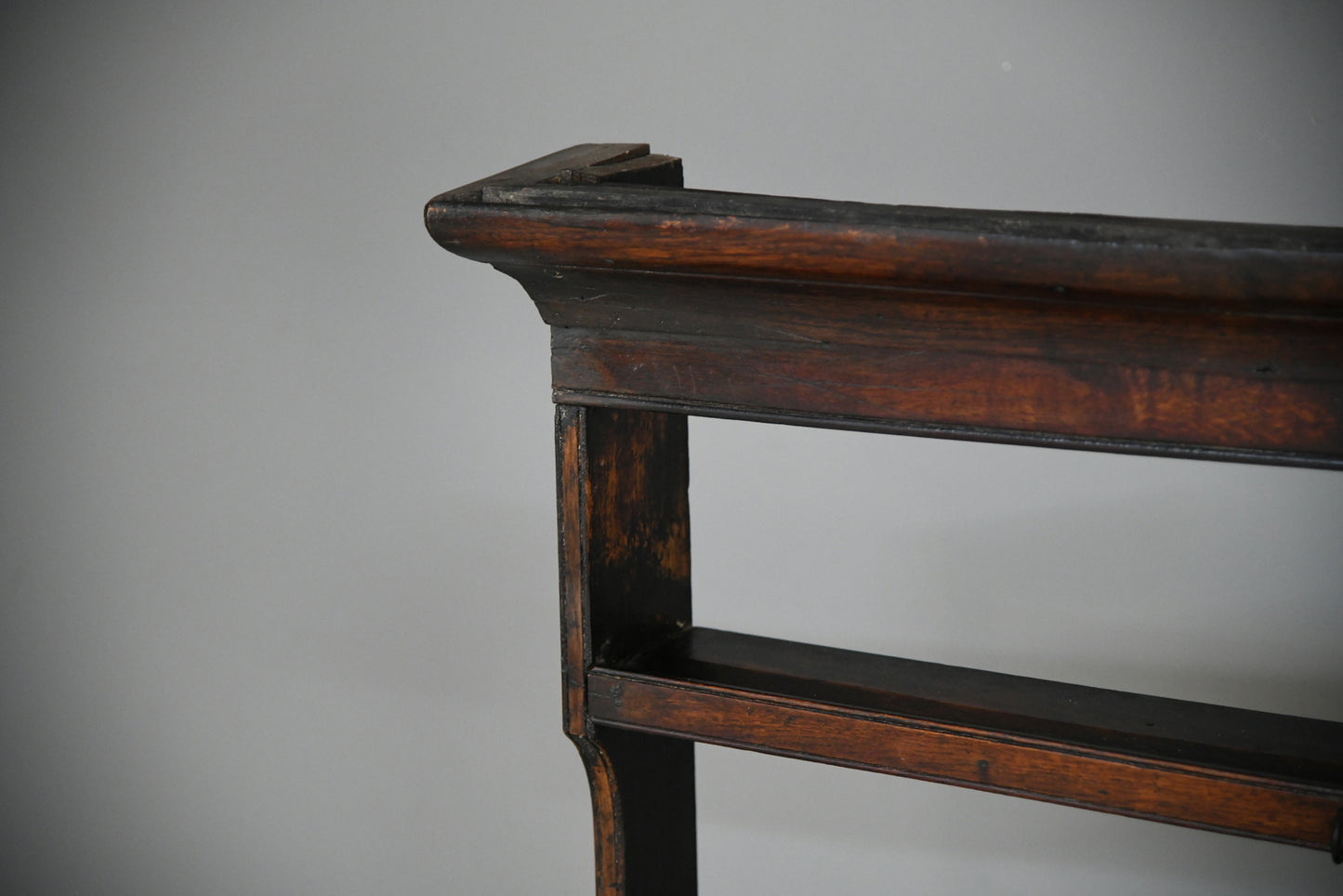 Antique Oak Delft Plate Rack