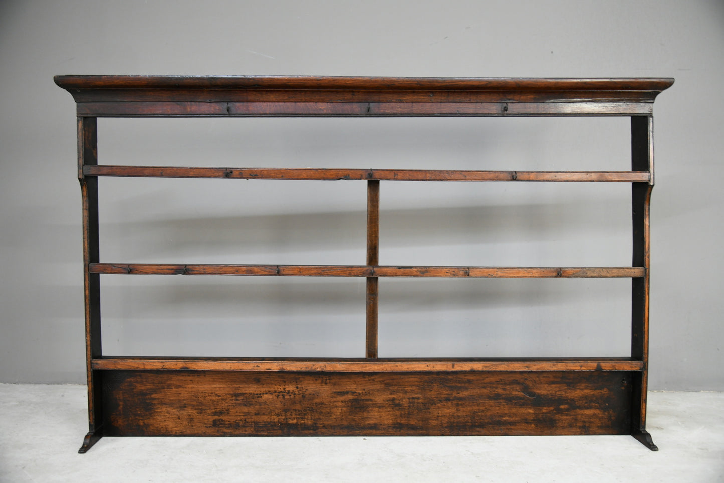 Antique Oak Delft Plate Rack