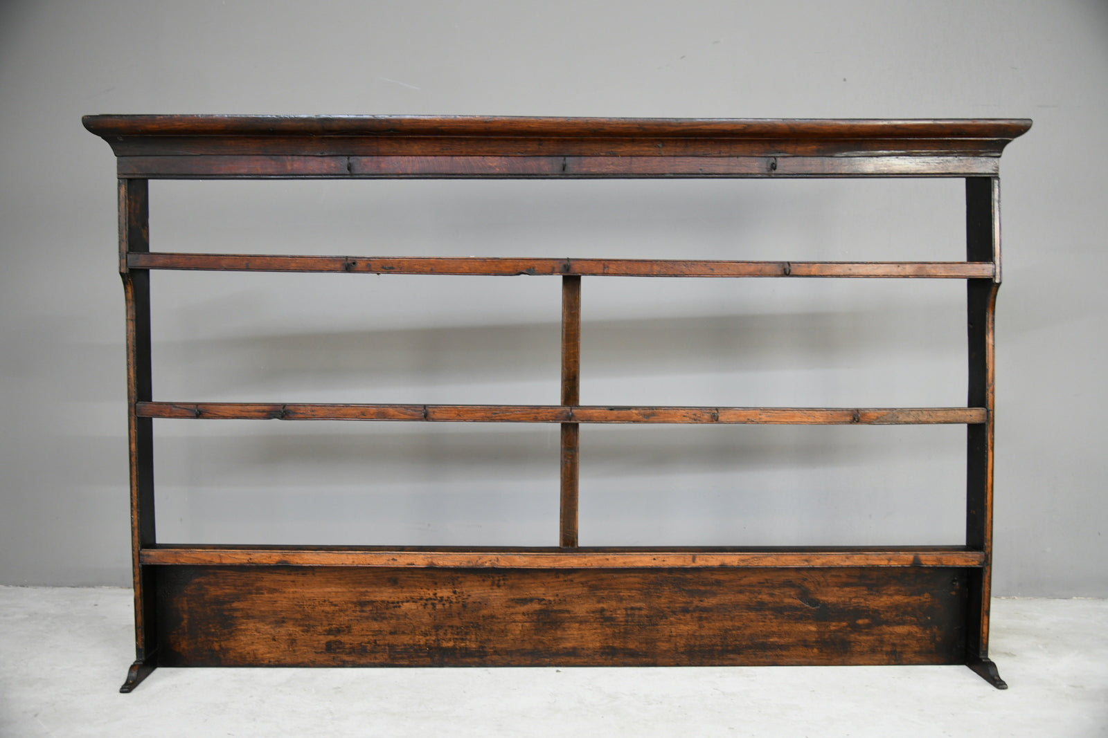 Antique Oak Delft Plate Rack