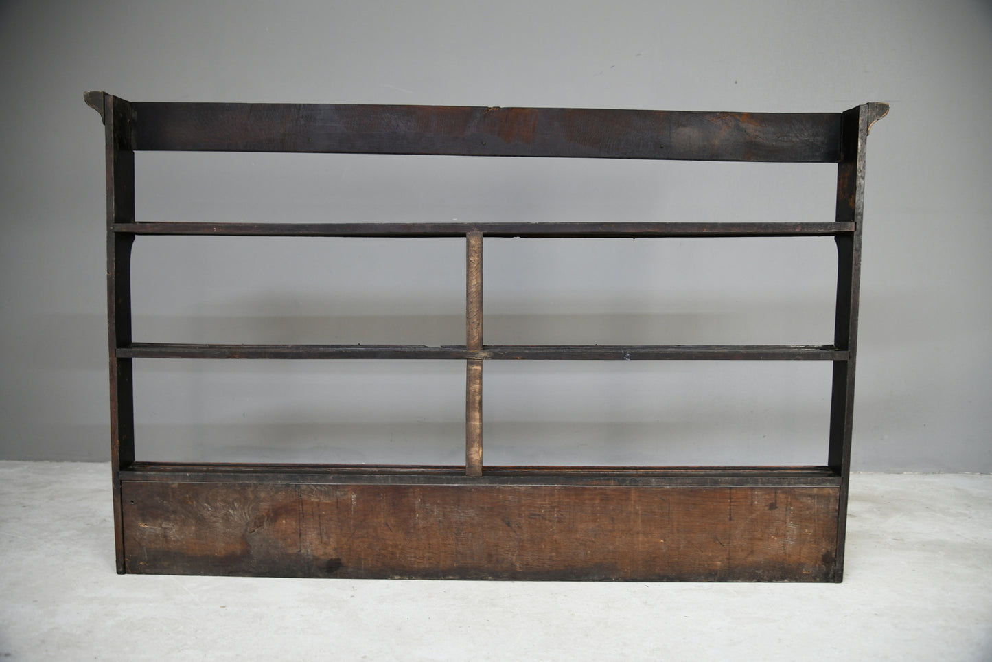 Antique Oak Delft Plate Rack