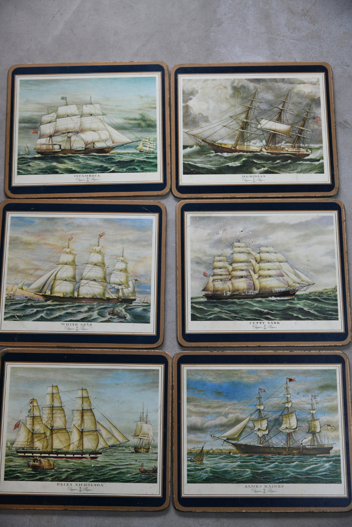 6 Vintage Pimpernell Clipper Ships Place Mats