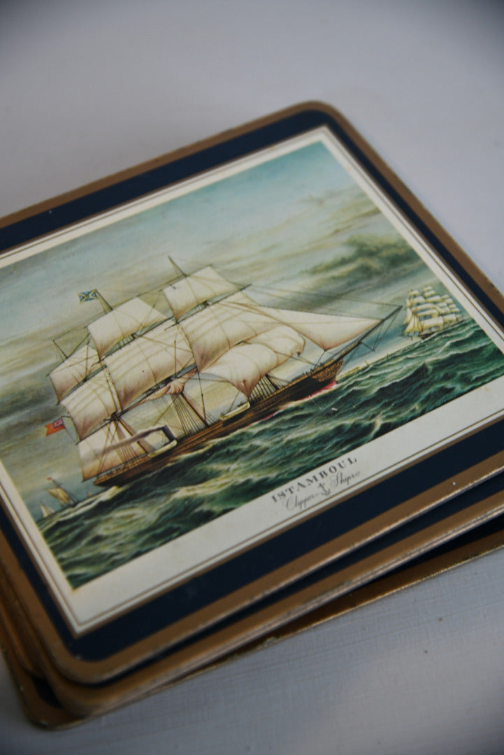 6 Vintage Pimpernell Clipper Ships Place Mats