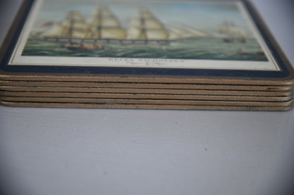 6 Vintage Pimpernell Clipper Ships Place Mats