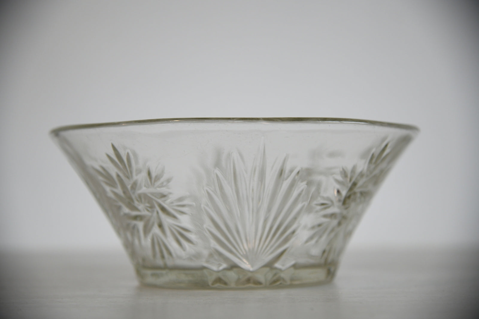 Vintage Glass Trifle Bowl