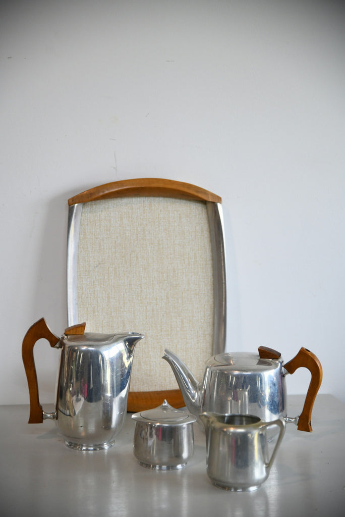 Picquot Ware England - Mid Century Modern Biomorthic Tea/Coffee Set by  Picquot Ware, 1960's, England