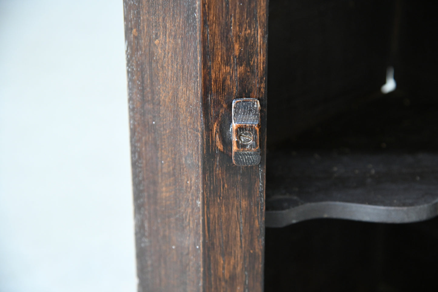 Small Oak Corner Cupboard