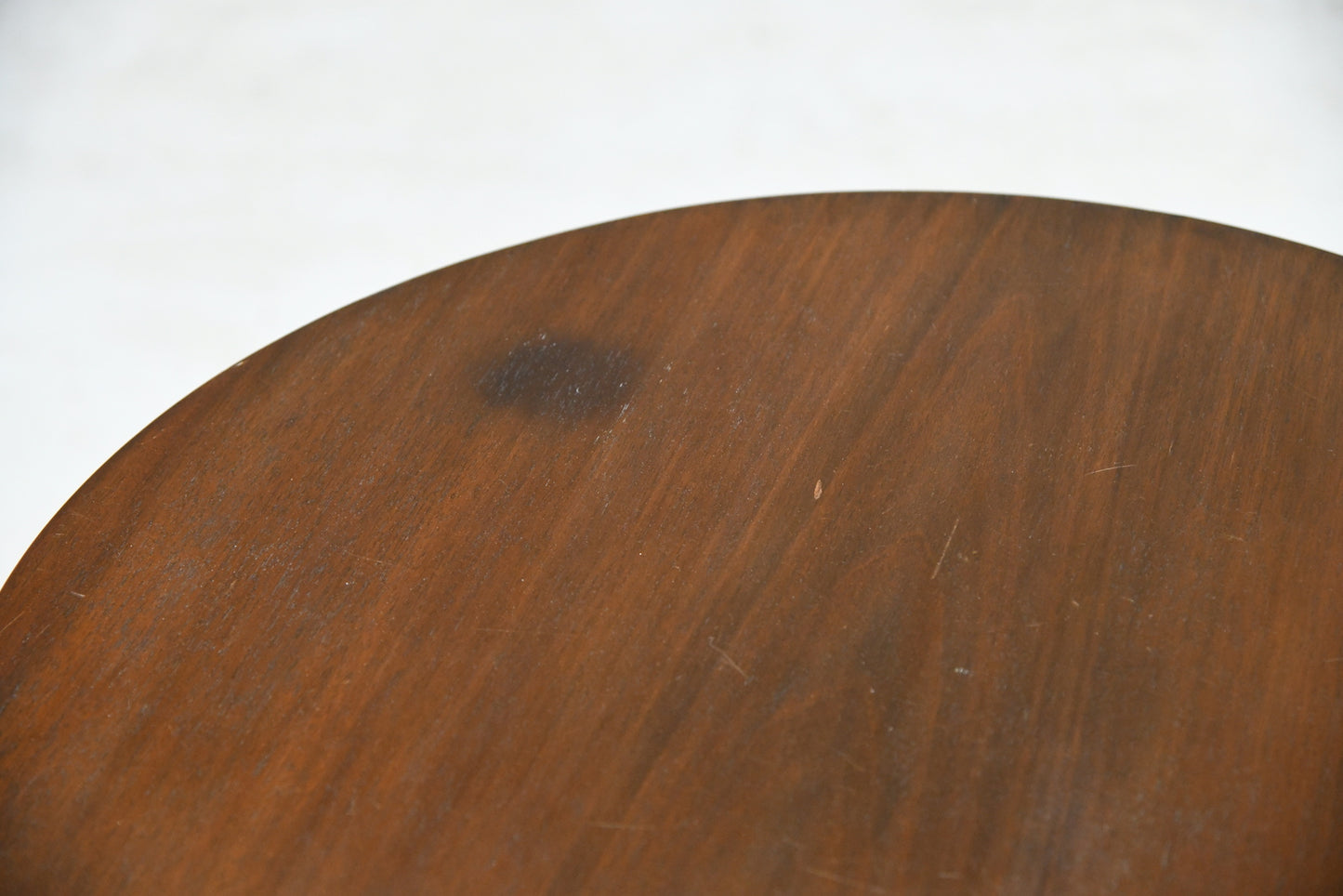 Antique Mahogany Round Occasional Table