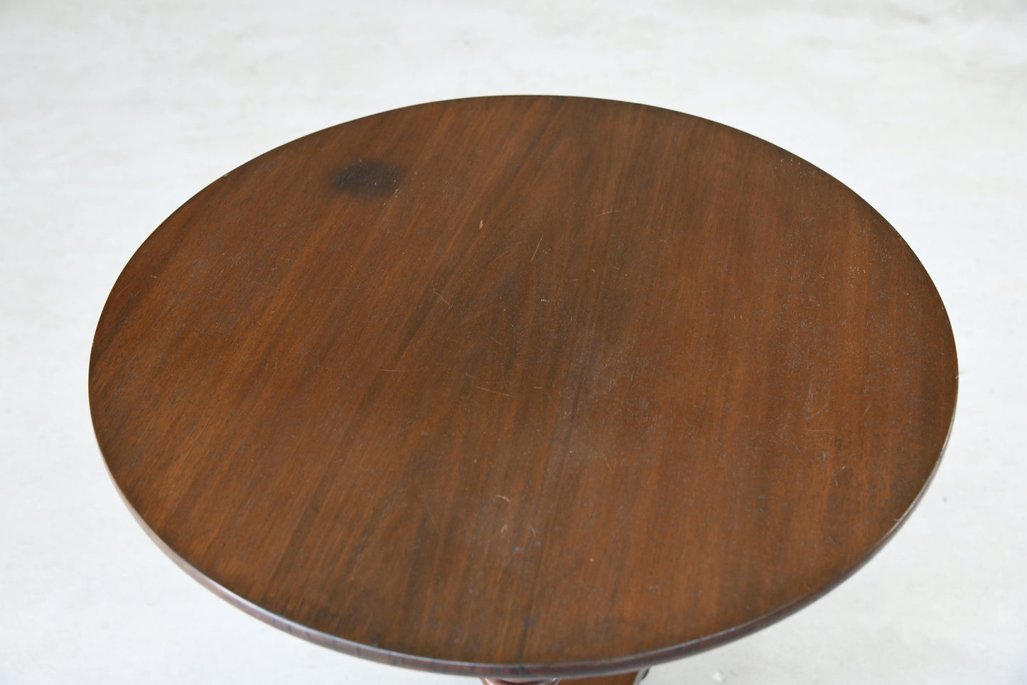 Antique Mahogany Round Occasional Table