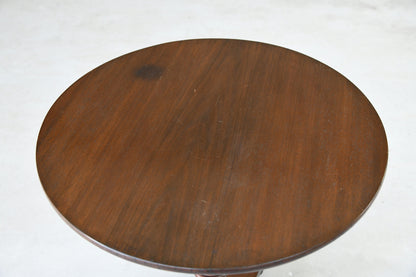 Antique Mahogany Round Occasional Table