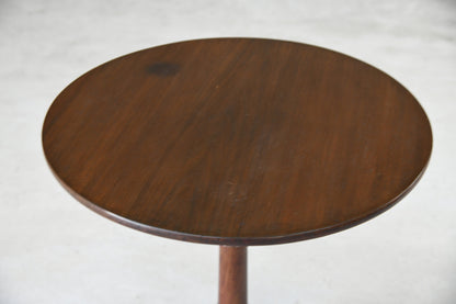 Antique Mahogany Round Occasional Table