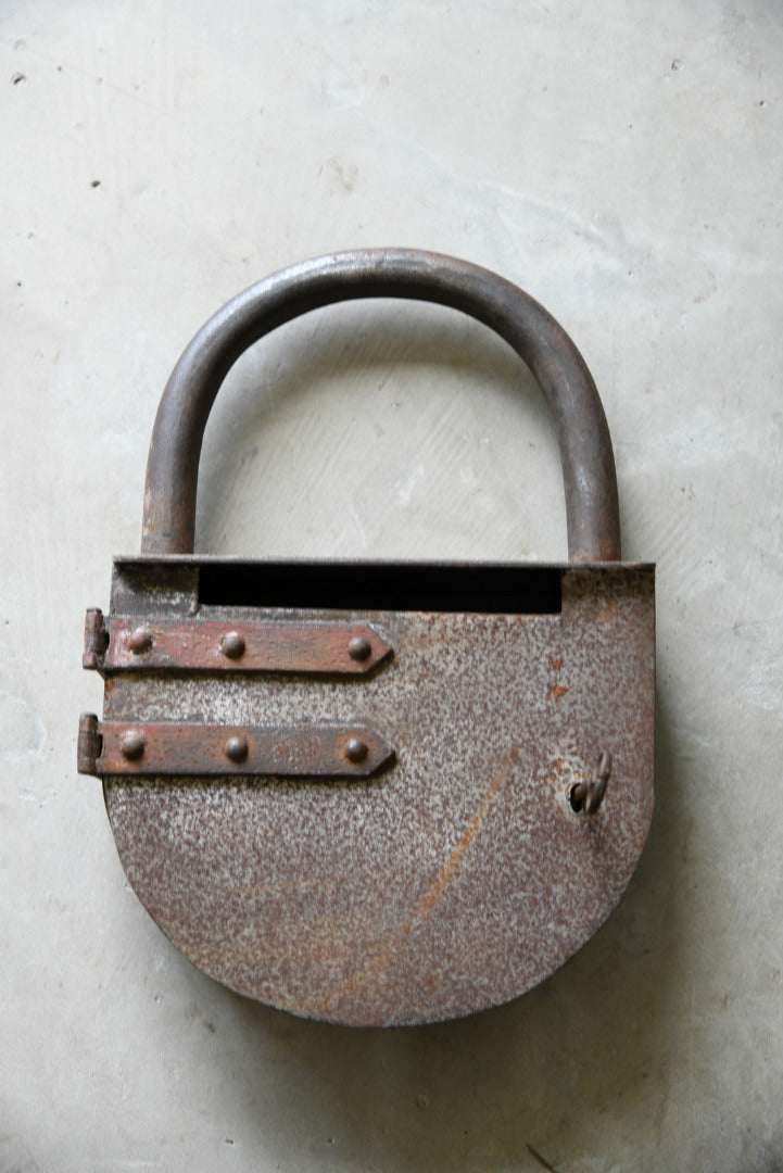 Large Steel Padlock