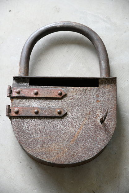 Large Steel Padlock