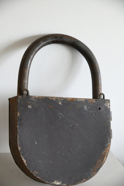 Large Steel Padlock