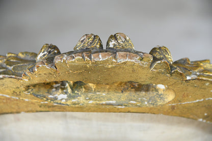 Pair French Gilt Gesso Armchairs