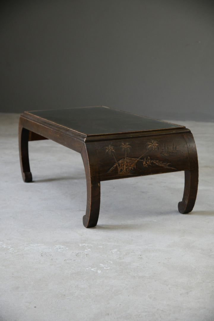 Oriental Camphor Wood Coffee Table
