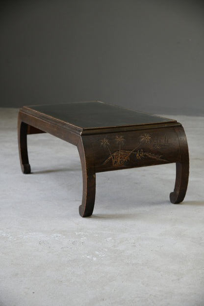 Oriental Camphor Wood Coffee Table