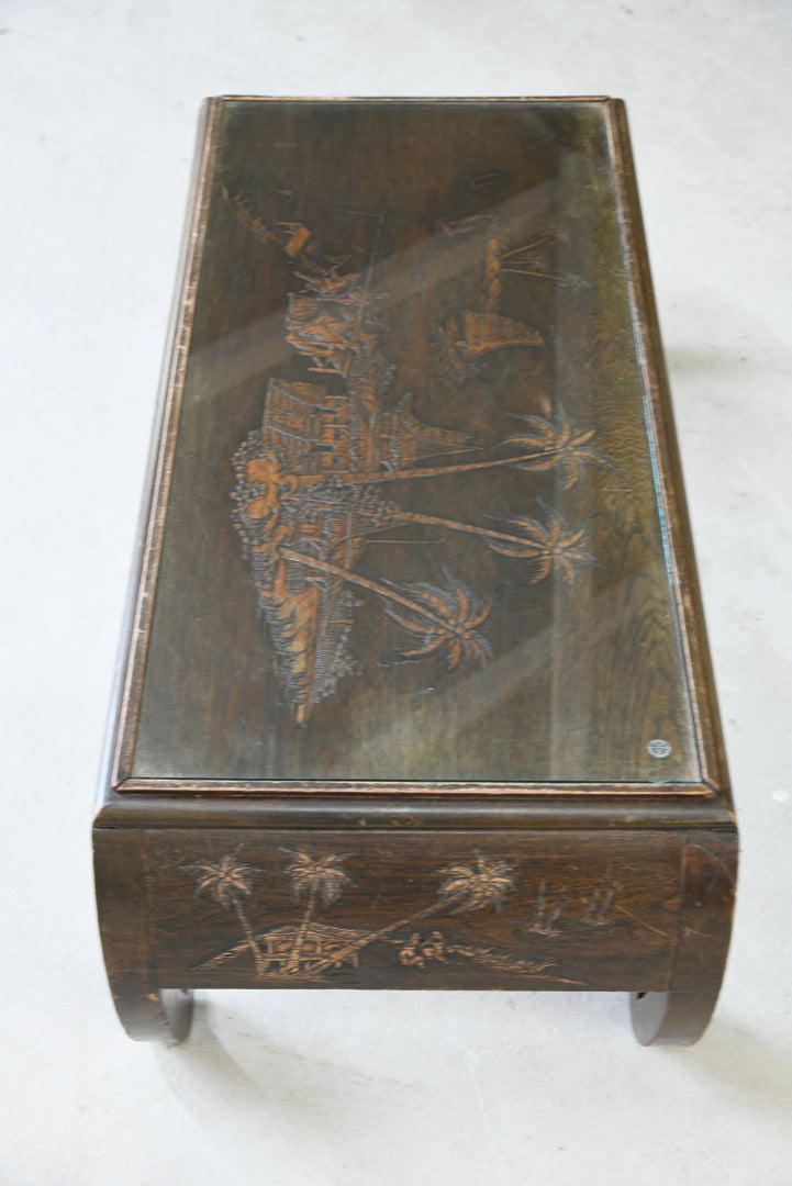 Oriental Camphor Wood Coffee Table
