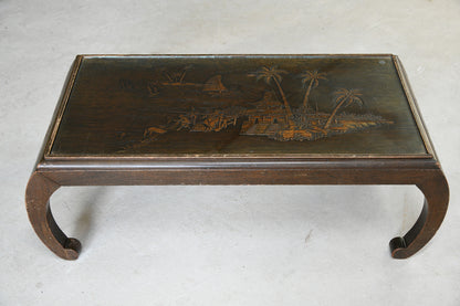 Oriental Camphor Wood Coffee Table