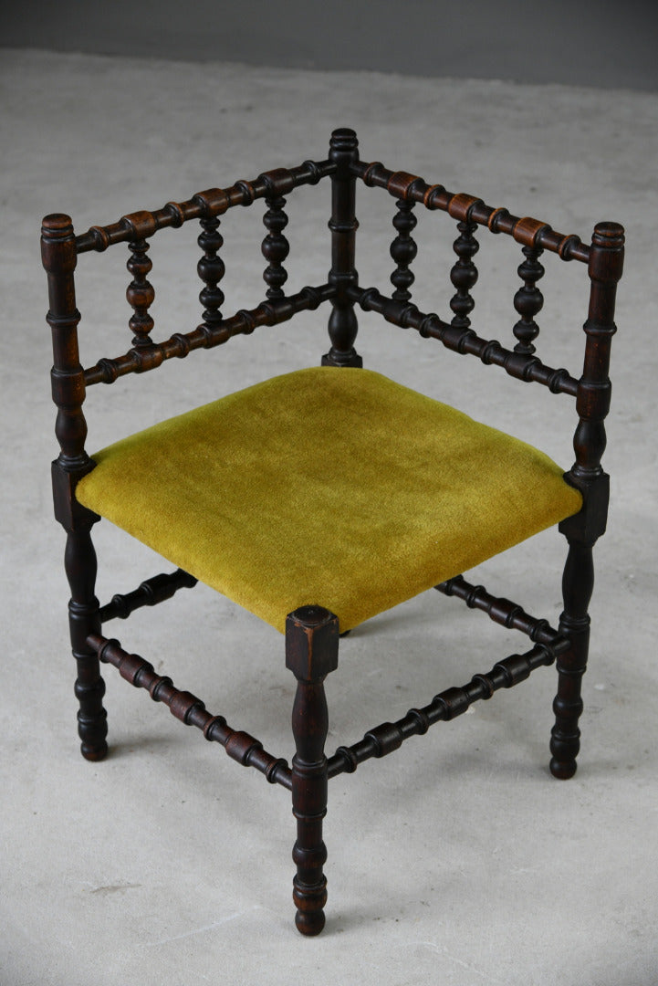 Arts & Crafts Bobbin Corner Chair