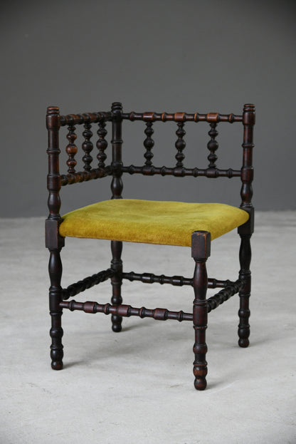 Arts & Crafts Bobbin Corner Chair