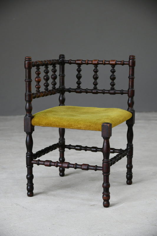 Arts & Crafts Bobbin Corner Chair