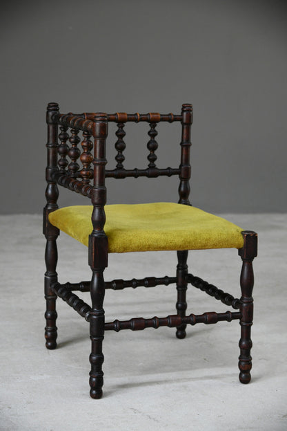 Arts & Crafts Bobbin Corner Chair