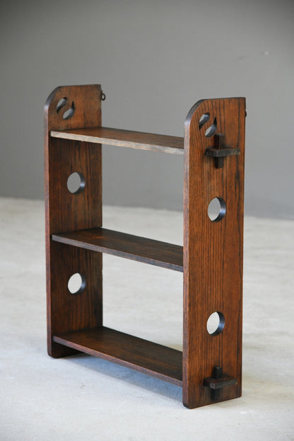 Early 20th Century Oak Wall Shelves