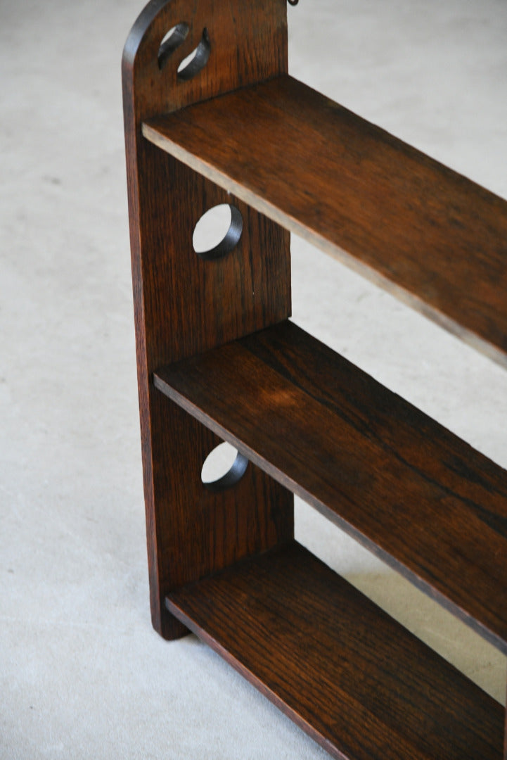 Early 20th Century Oak Wall Shelves