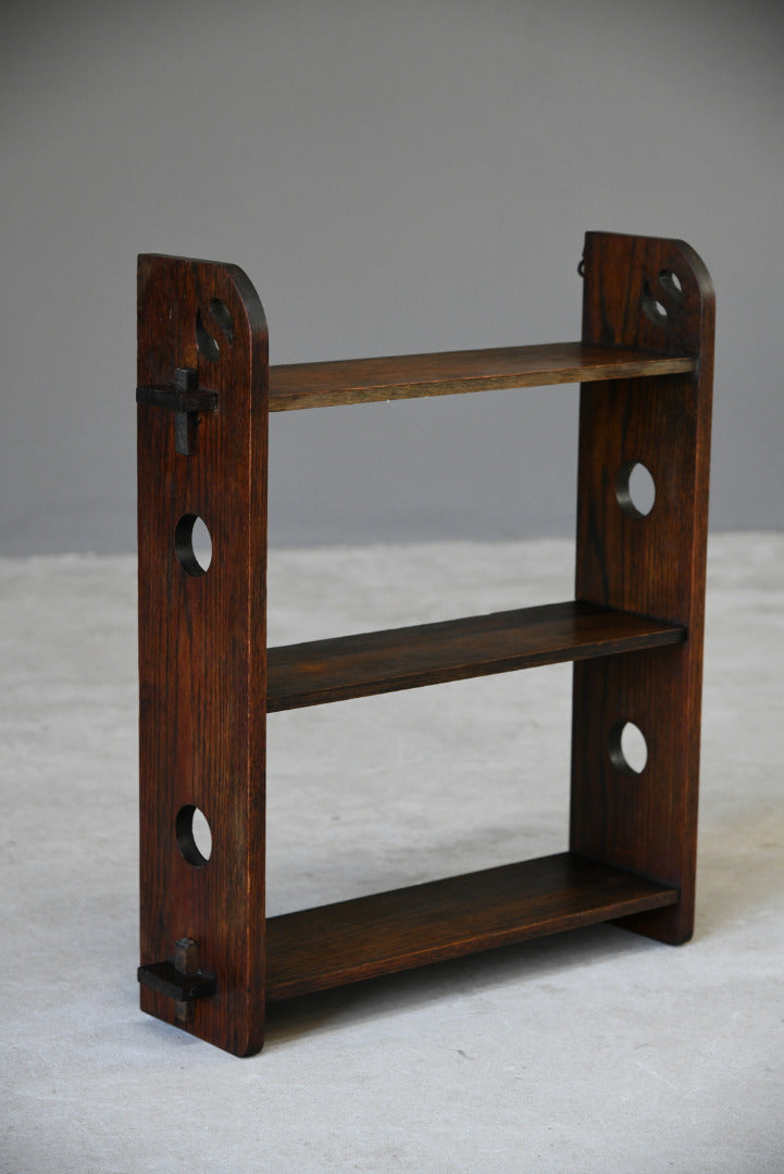 Early 20th Century Oak Wall Shelves