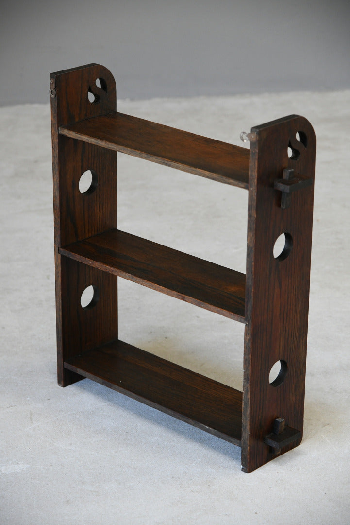 Early 20th Century Oak Wall Shelves