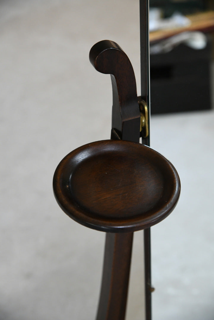 Mahogany Cheval Mirror