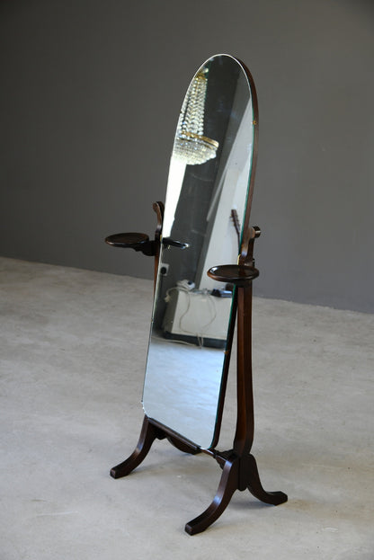 Mahogany Cheval Mirror