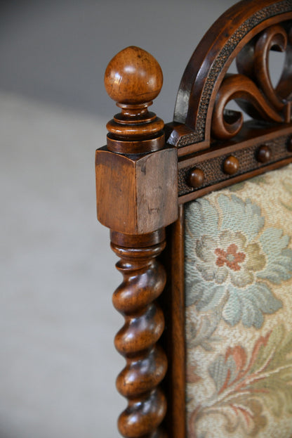 Victorian Walnut Prie Dieu