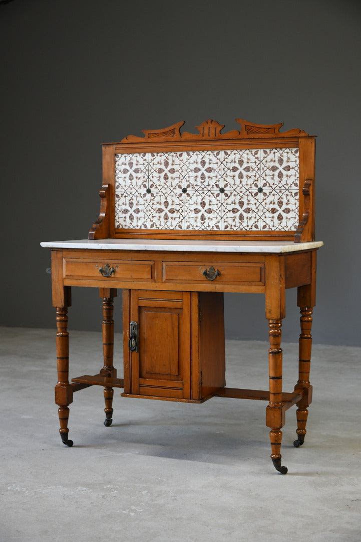 Edwardian Marble Washstand