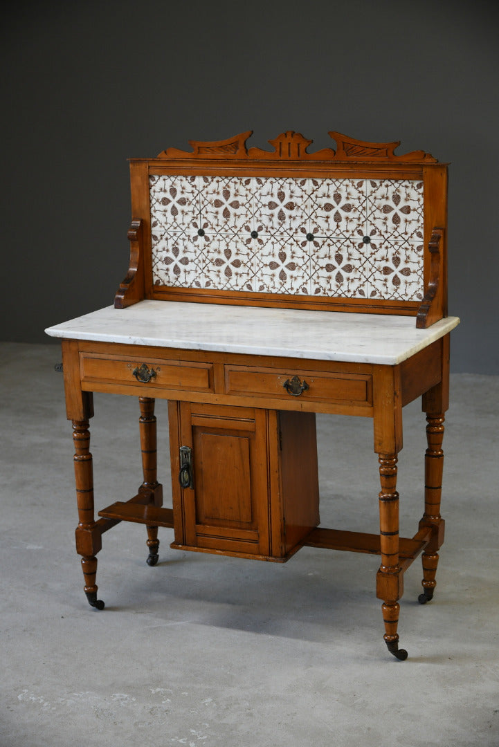 Edwardian Marble Washstand