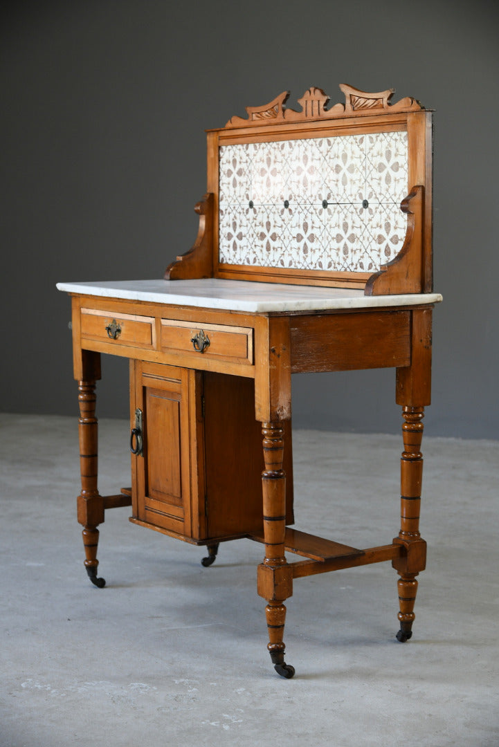 Edwardian Marble Washstand