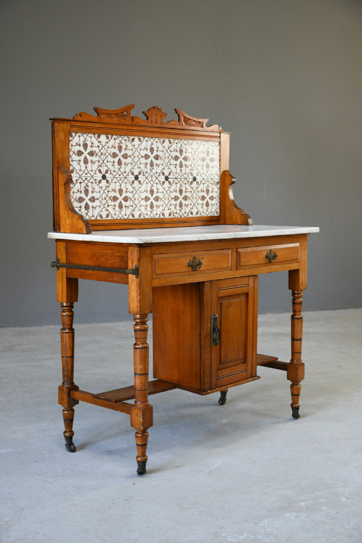 Edwardian Marble Washstand