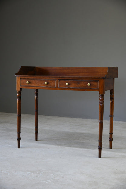Victorian Mahogany Console Table / Washstand