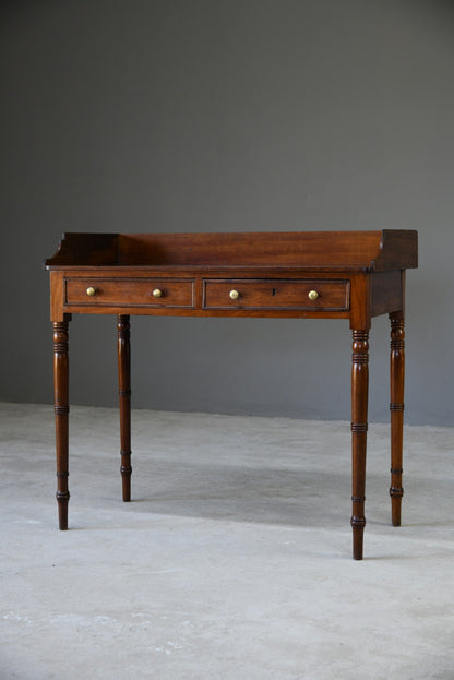 Victorian Mahogany Console Table / Washstand